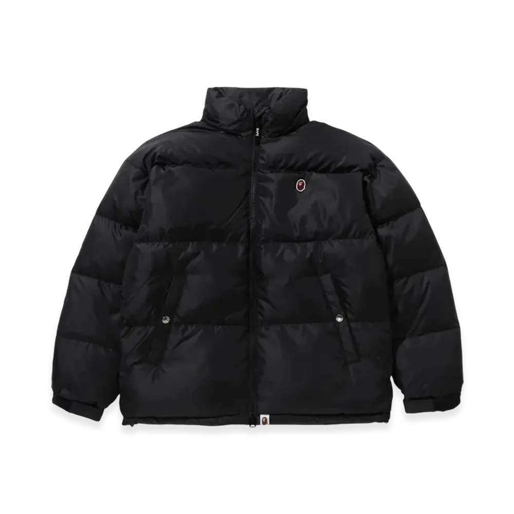 A BATHING APE One Point Relaxed Fit Down Jacket "Black"