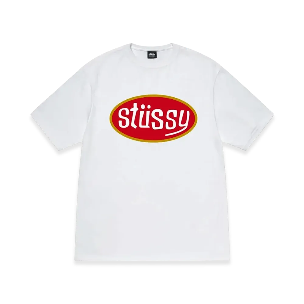 Stussy Pitstop Tee "White"