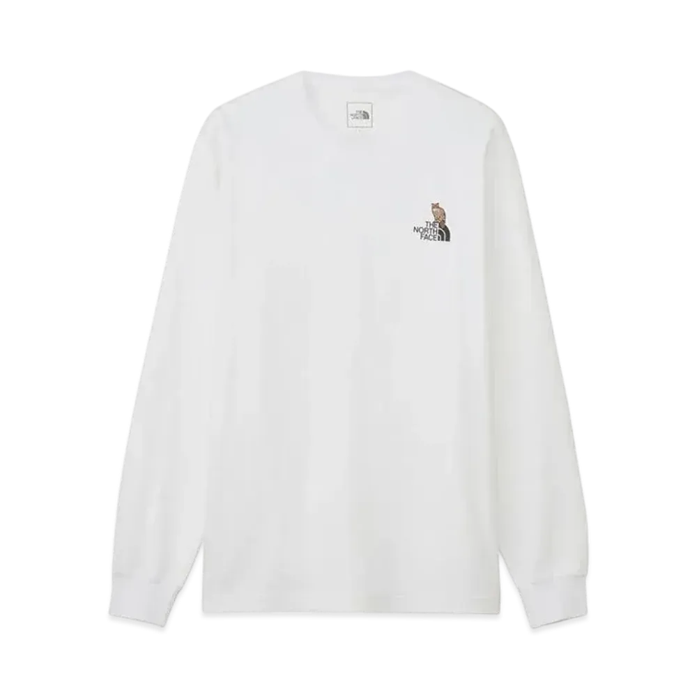 The North Face Long Sleeve Zoo Picker Tee "White"