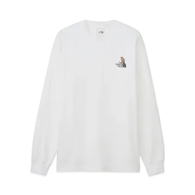 The North Face Long Sleeve Zoo Picker Tee "White"