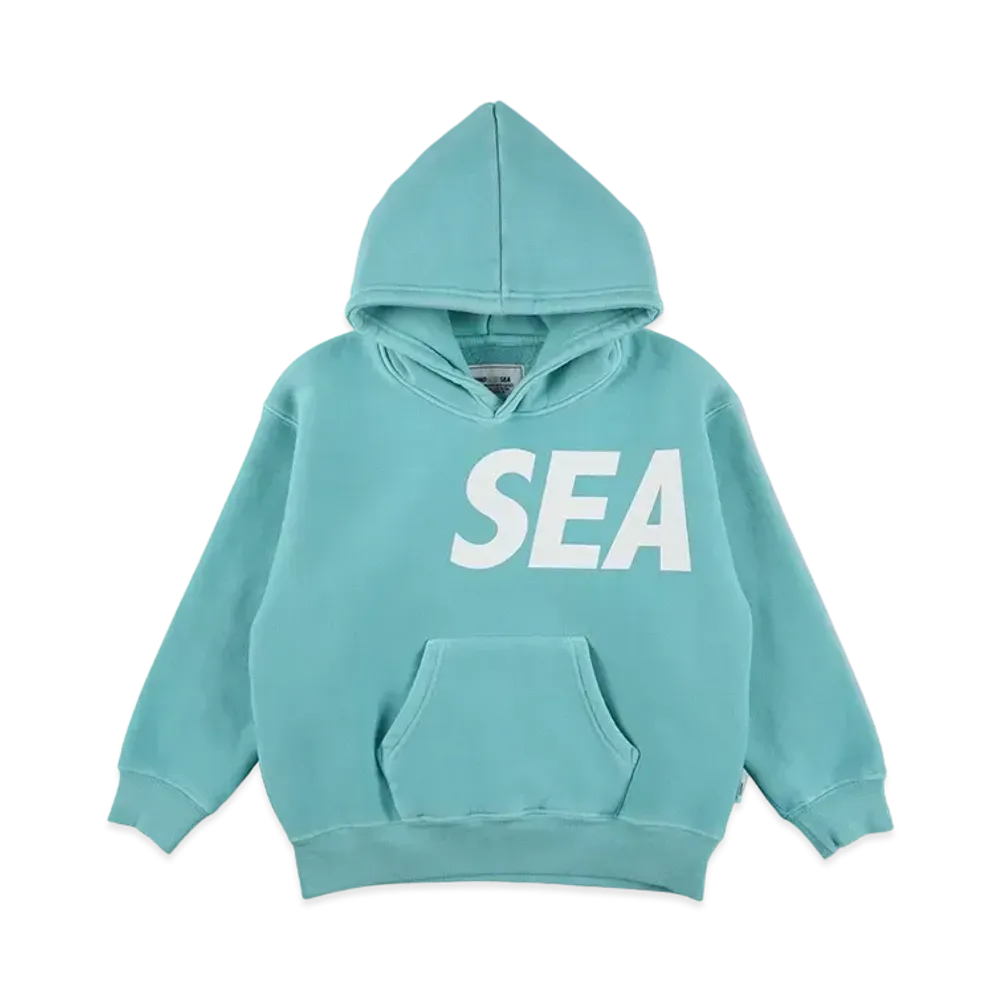WIND AND SEA x Smoothy Sea Pigment Hoodie "Sax"