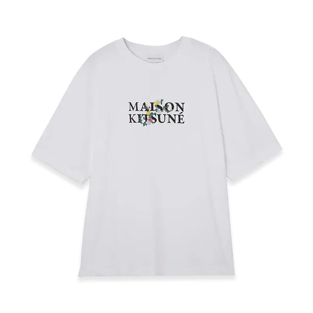 Maison Kitsune Flowers Oversized T-shirt "White"