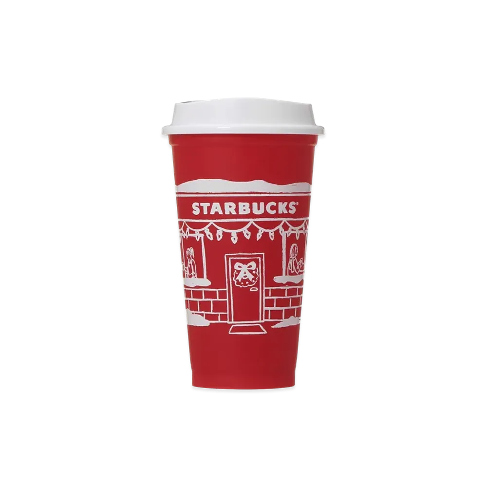 STARBUCKS Holiday 2025 Reusable Cup 473ml "Red"