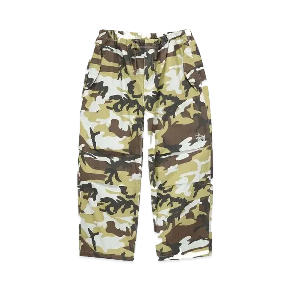 Stussy Nyco Printed Over Trousers "Brown Camo"