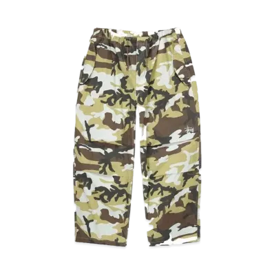 Stussy Nyco Printed Over Trousers "Brown Camo"