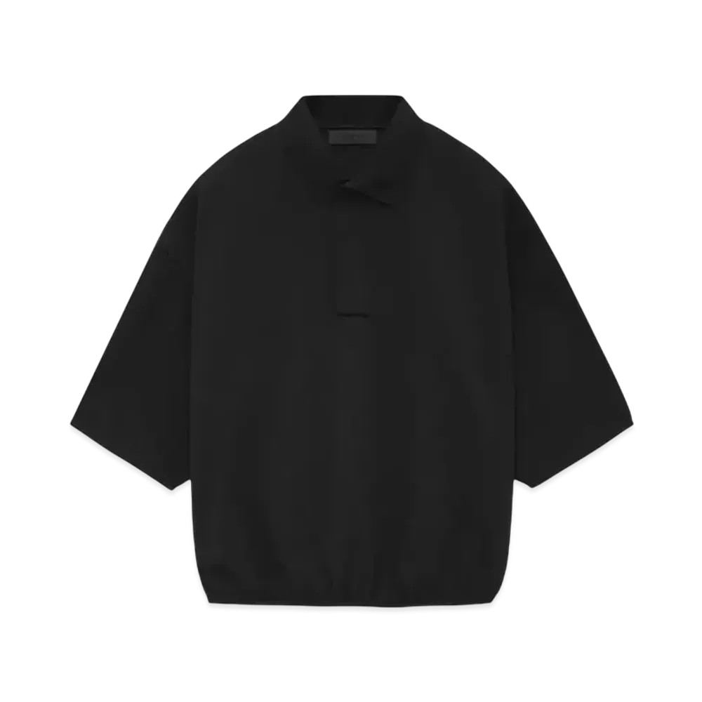 FEAR OF GOD ESSENTIALS 3/4 Sleeve Polo "Black"