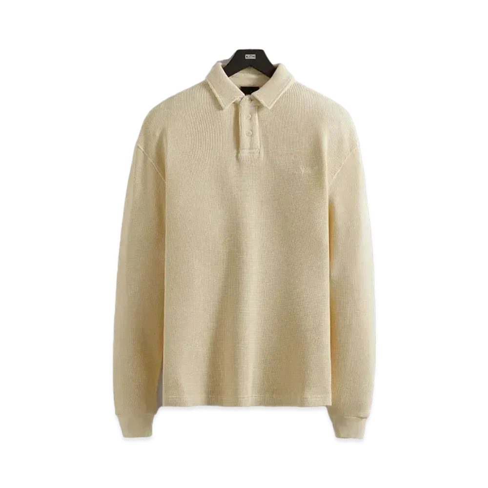 Kith Waffle Harmon Polo "Muslin"