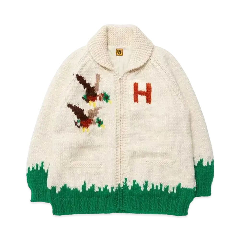 HUMAN MADE DUCK COWICHAN "White"