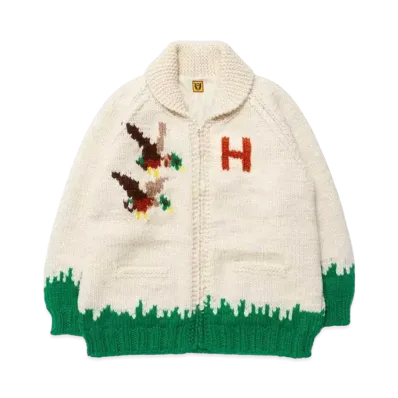 HUMAN MADE DUCK COWICHAN "White"