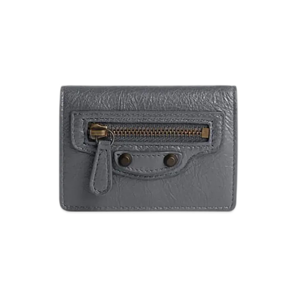 BALENCIAGA Le City Mini Wallet "Volcanic Rock"