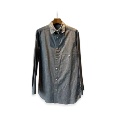 Yohji Yamamoto POUR HOMME Dungaree York Emblem Blouse "Blue"
