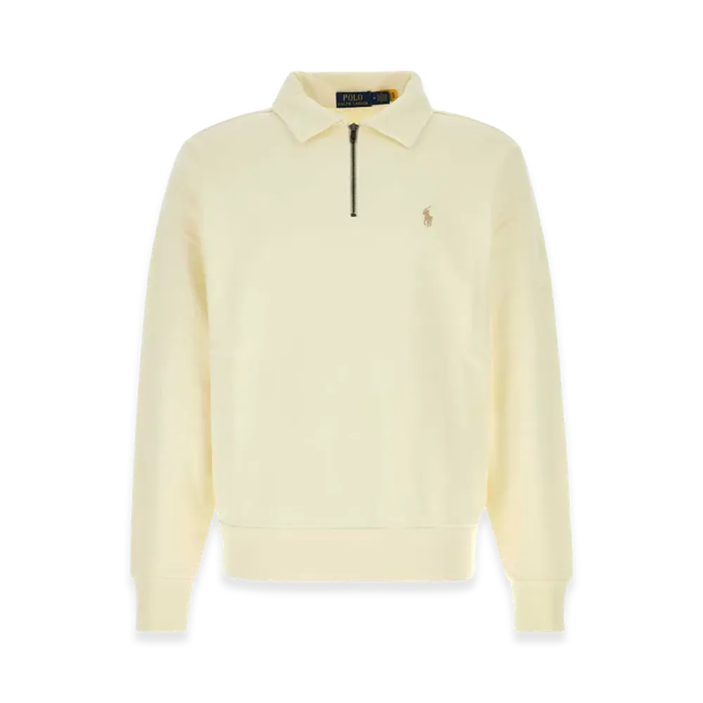 Polo Ralph Lauren Cotton Long Sleeve Polo Shirt "Cream"