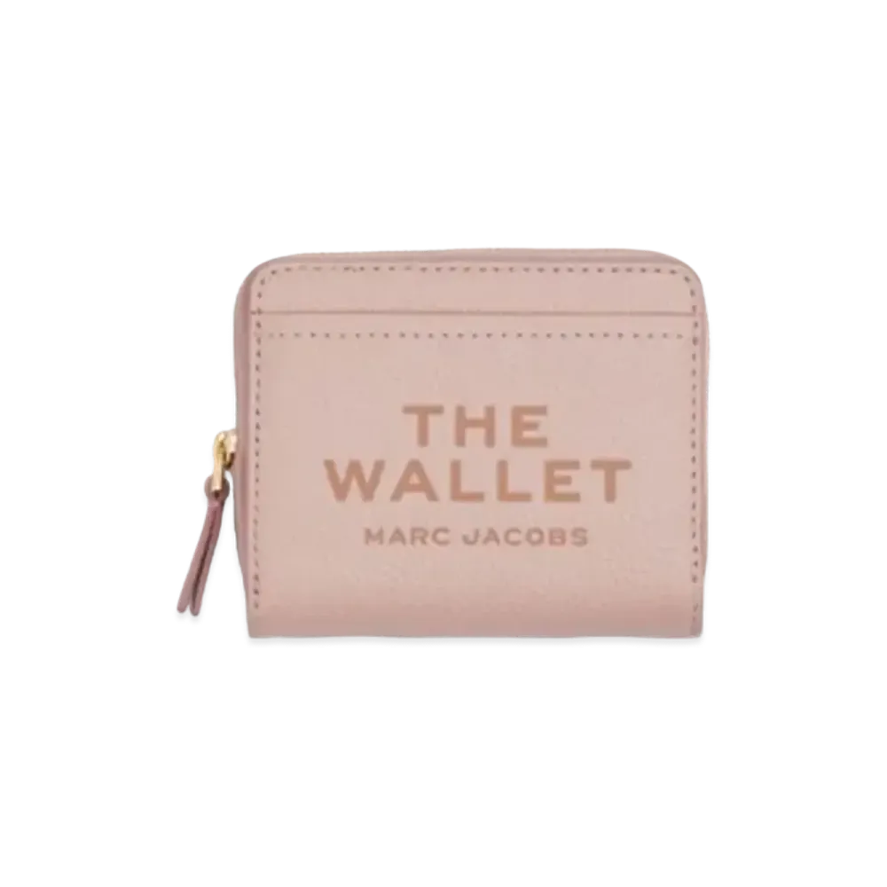Marc Jacobs The Leather Compact Wallet Mini "Rose"
