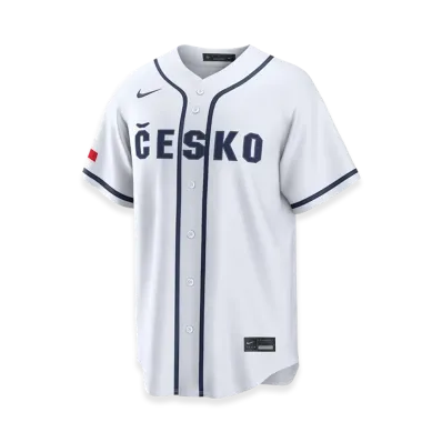 Nike 2026WBC World Baseball Classic Czech Republic Baseball Home Stadium Jersey "White"