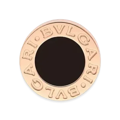 BVLGARI BVLGARI Single Earring Onyx "Black/Pink Gold"