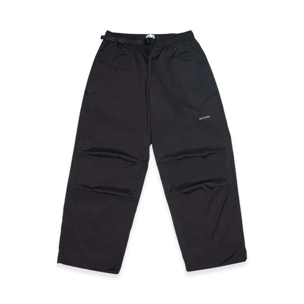 ALOUND Wide Ventilation Nylon Pants "Black"