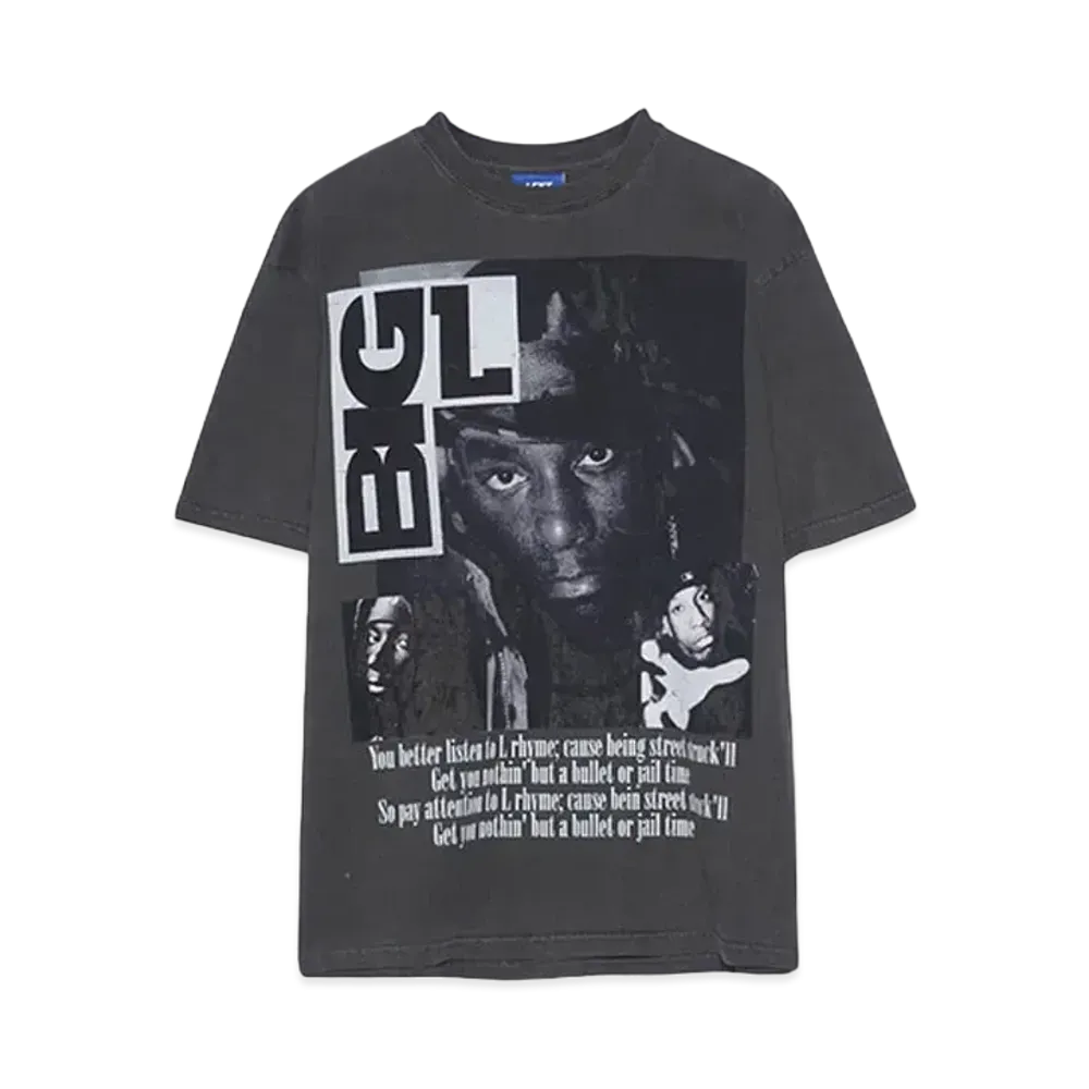 LFYT BIG L COVER TEE "BLACK"