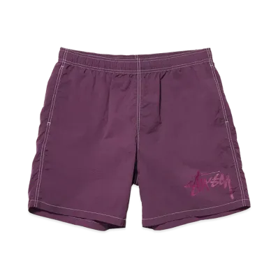 OUR LEGACY Work Shop x Stussy Workshop Watershort "Magenta OD Black"