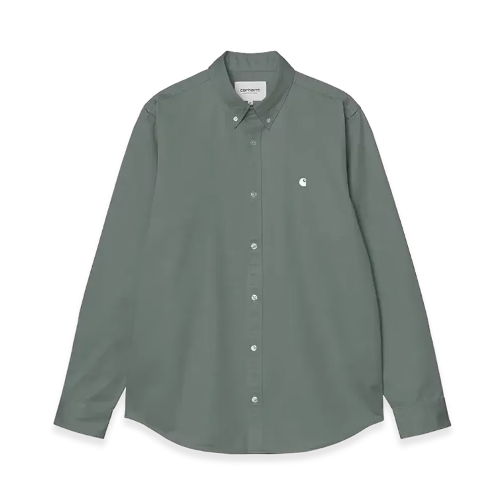Carhartt WIP Long Sleeve Madison Shirt "Light Green"