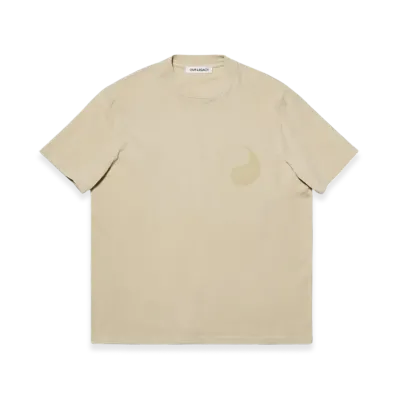 OUR LEGACY Yin Yang Print Box T-Shirt "Overdyed Soy"