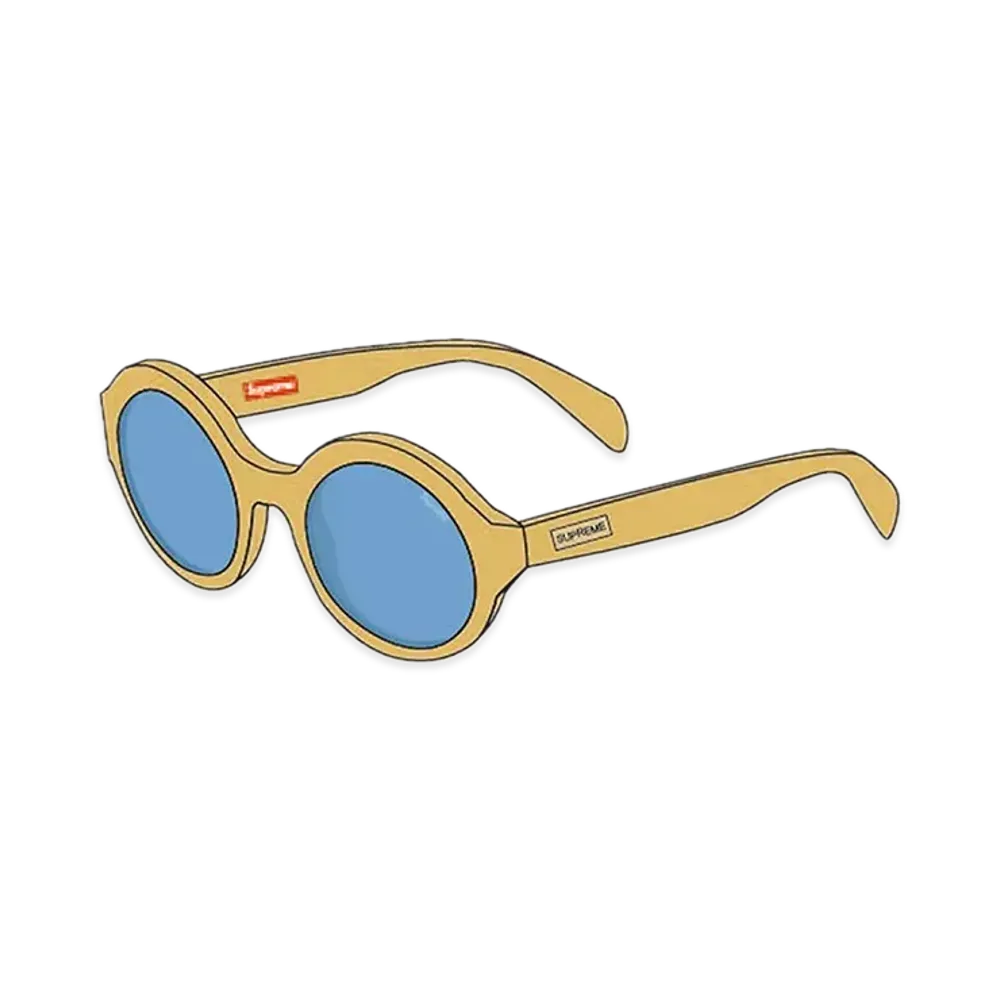 Supreme Downtown Sunglasses "Yellow"