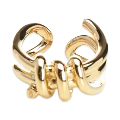 MM6 Maison Margiela Women's Knot Ring "Gold"