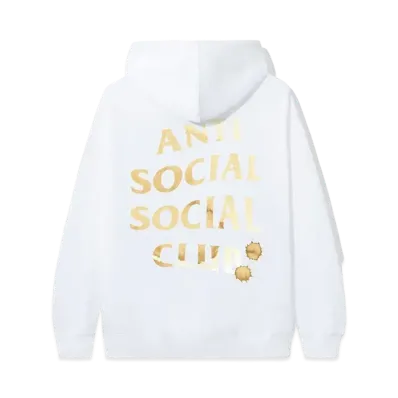 ANTI SOCIAL SOCIAL CLUB Every Morning Every Time Hoodie "White"