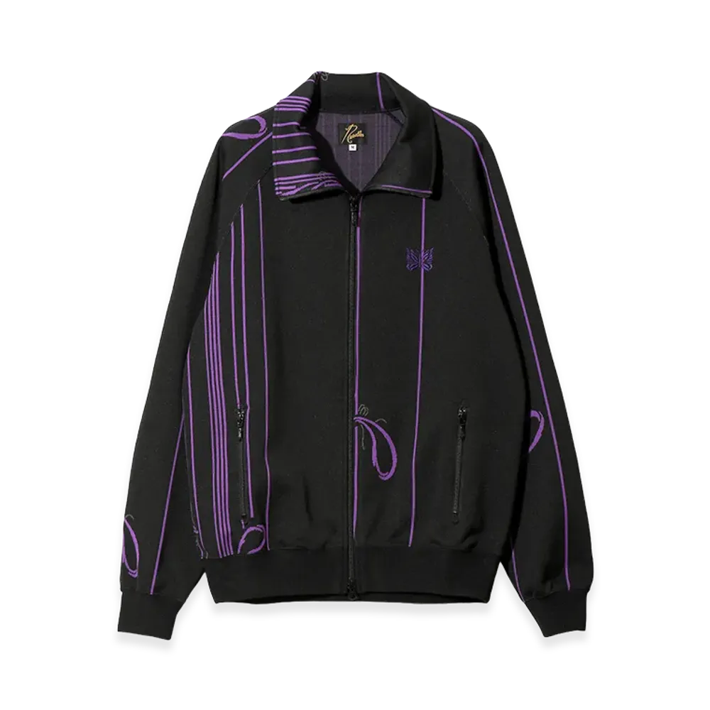 NEEDLES Track Jacket - Poly Jacquard "Black"