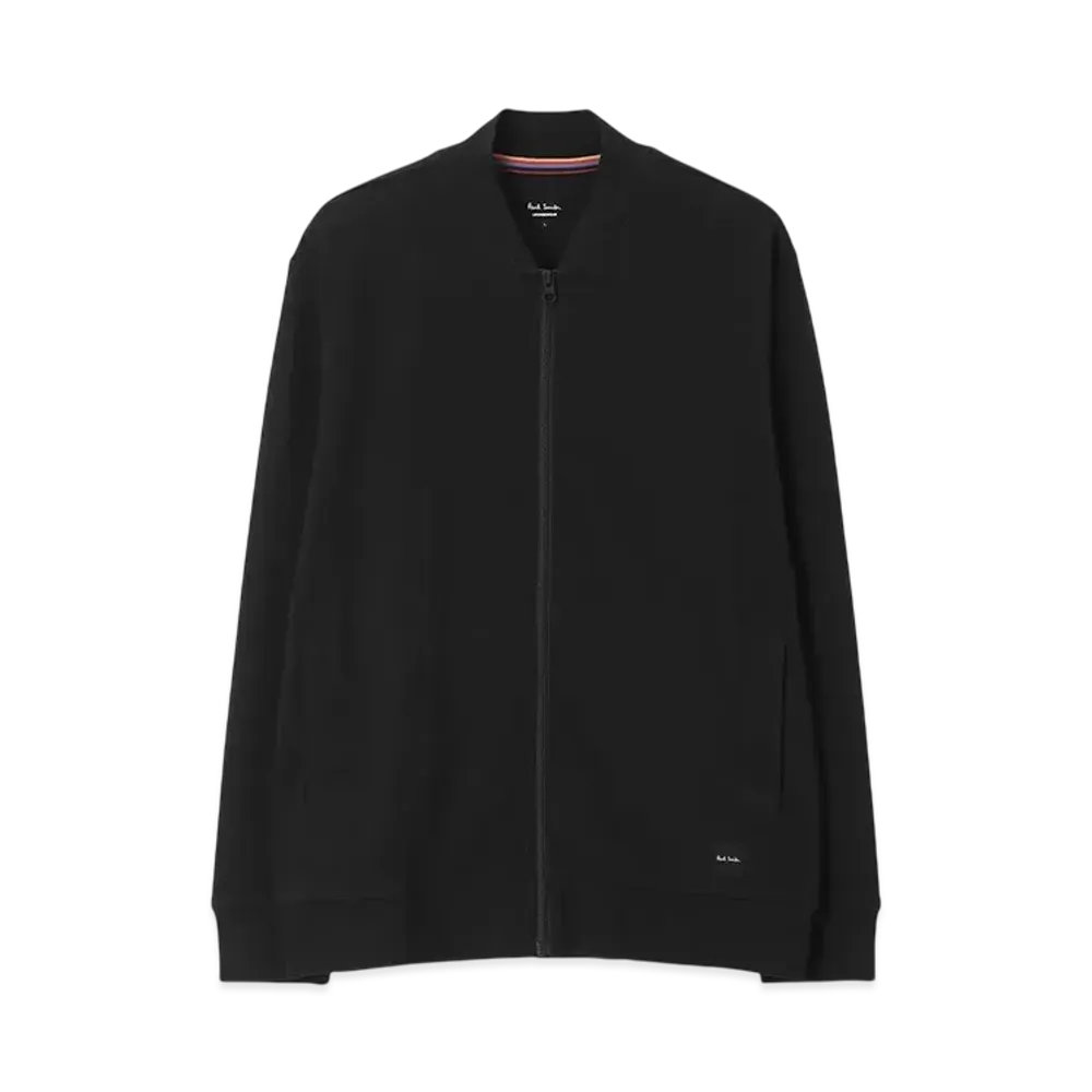 Paul Smith Stretch Smooth Zip-Up Blouson "Black"