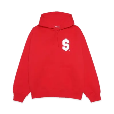 Supreme $ Hooded Sweatshirt "Red"