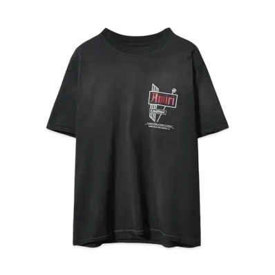 AMIRI VINTAGE AMIRI LOUNGE TEE "BLACK"