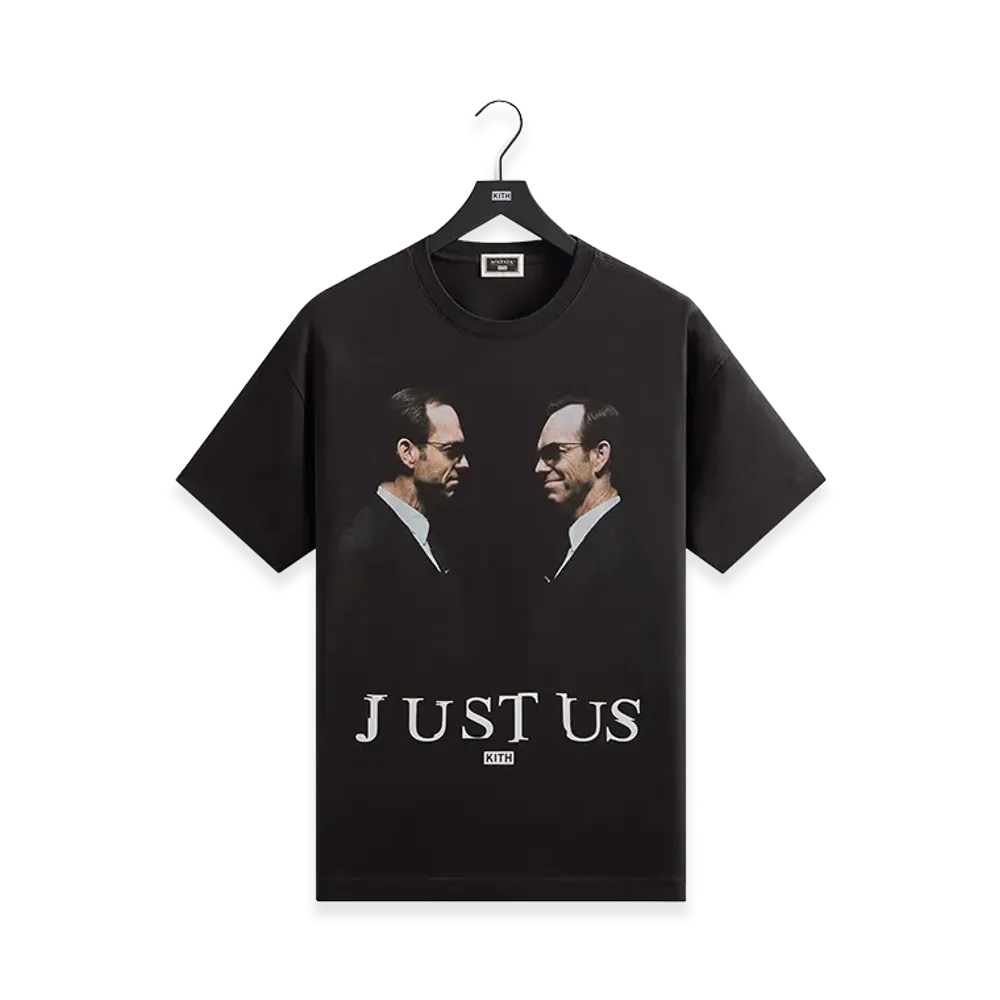 Kith x The Matrix The Agent Just Us Tee "Black"