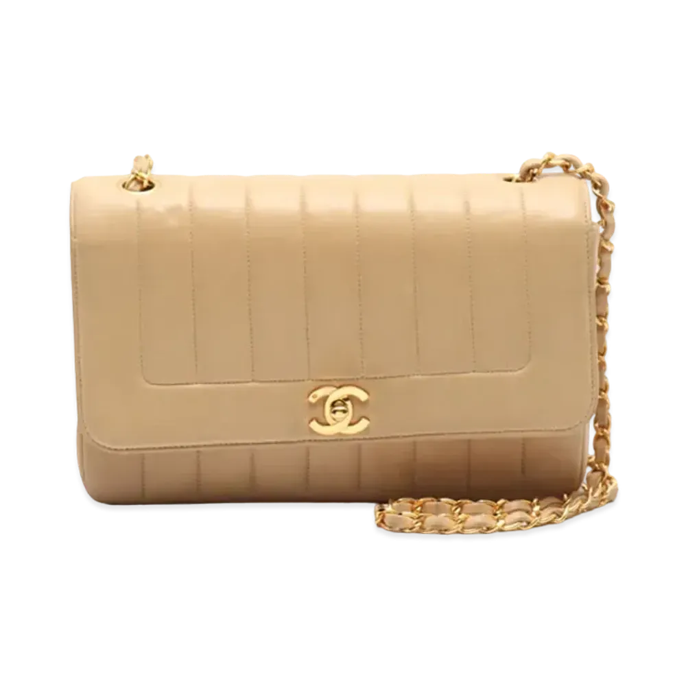 CHANEL Mademoiselle Bowler Bag "Beige"