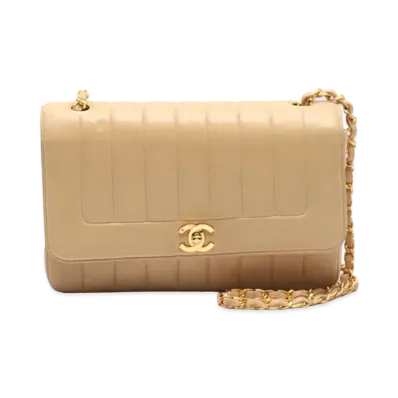 CHANEL Mademoiselle Bowler Bag "Beige"