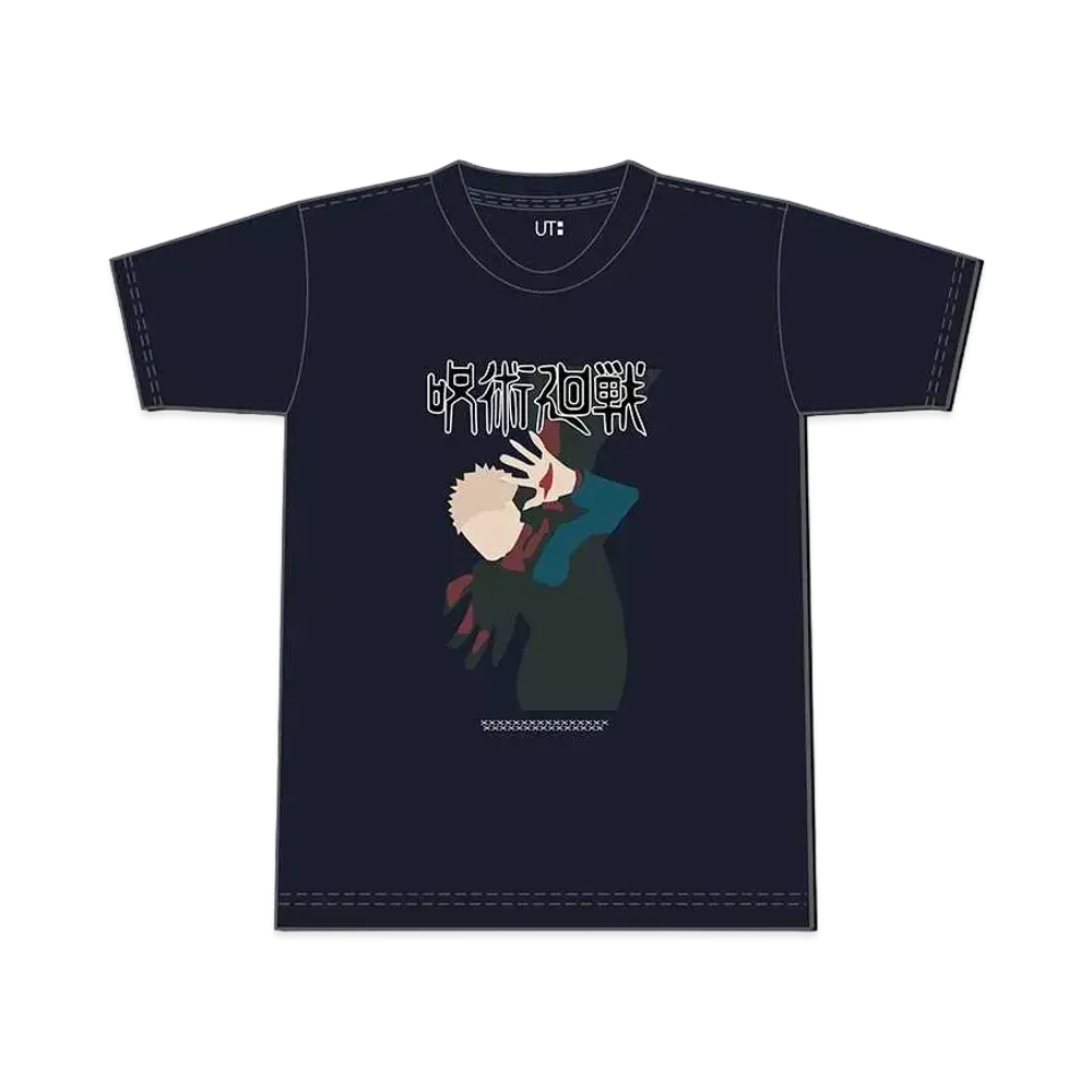 Uniqlo 呪術廻戦 UT Graphic T-Shirt 虎杖 悠仁 "Navy"