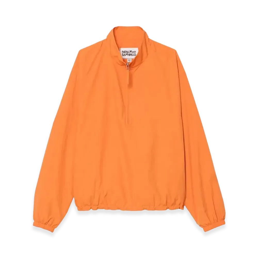ZARA x Bad Bunny Benito Antonio Windbreaker Relaxed Fit Kangaroo Pocket Jacket "Orange"