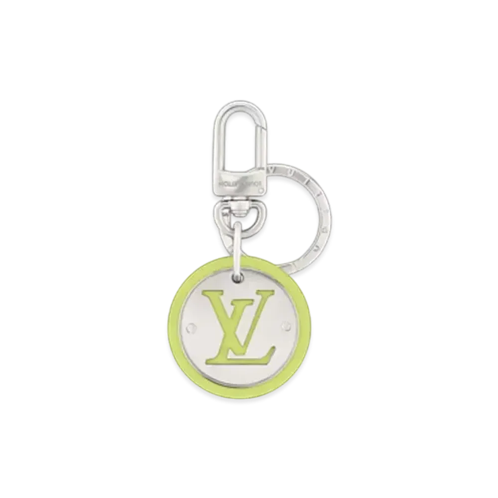 Louis Vuitton LV Circle Key Holder and Bag Charm "Lemon"
