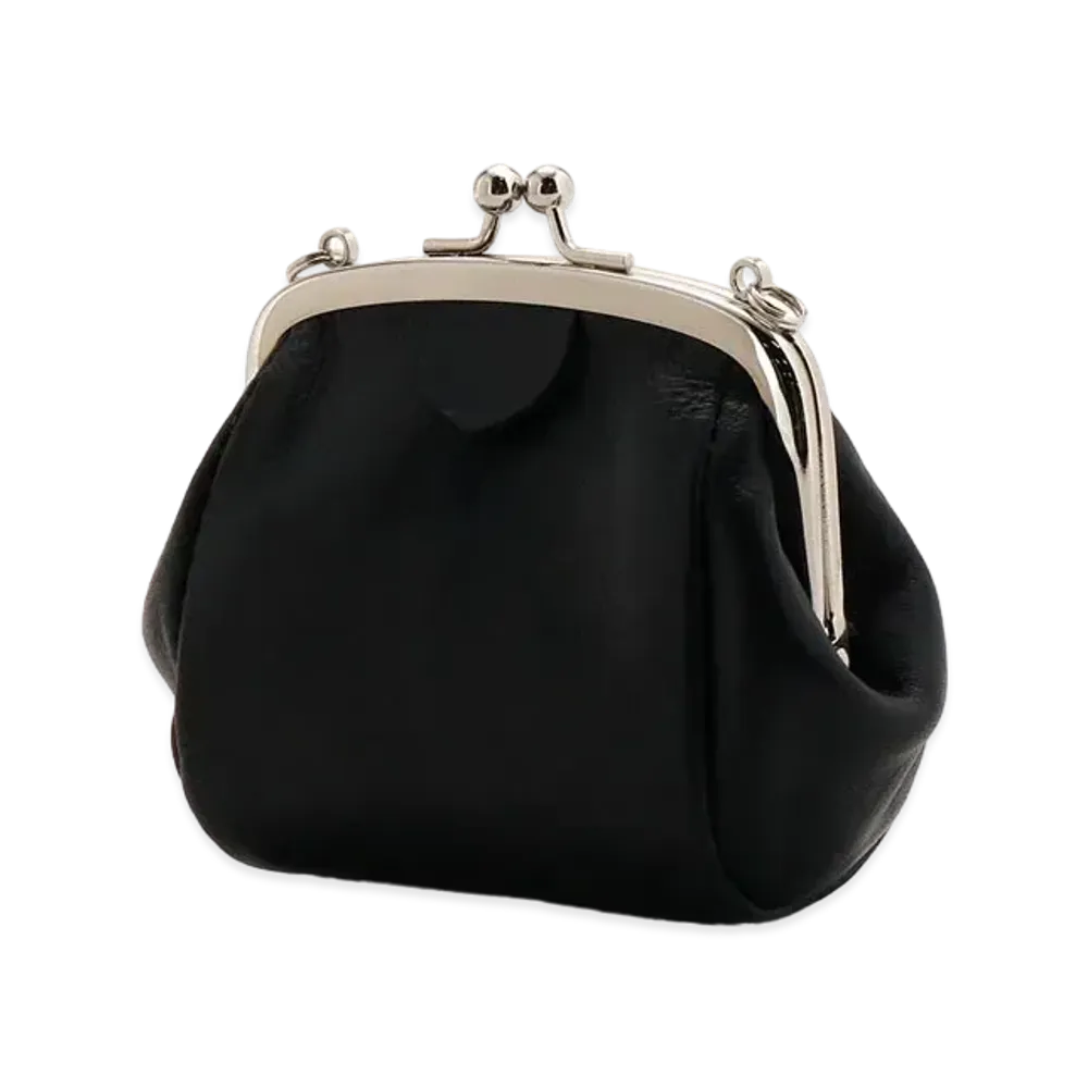 Yohji Yamamoto Y's MEDIUM GLOSS LEATHER CLASP NECKLACE MIDIUM "Black"