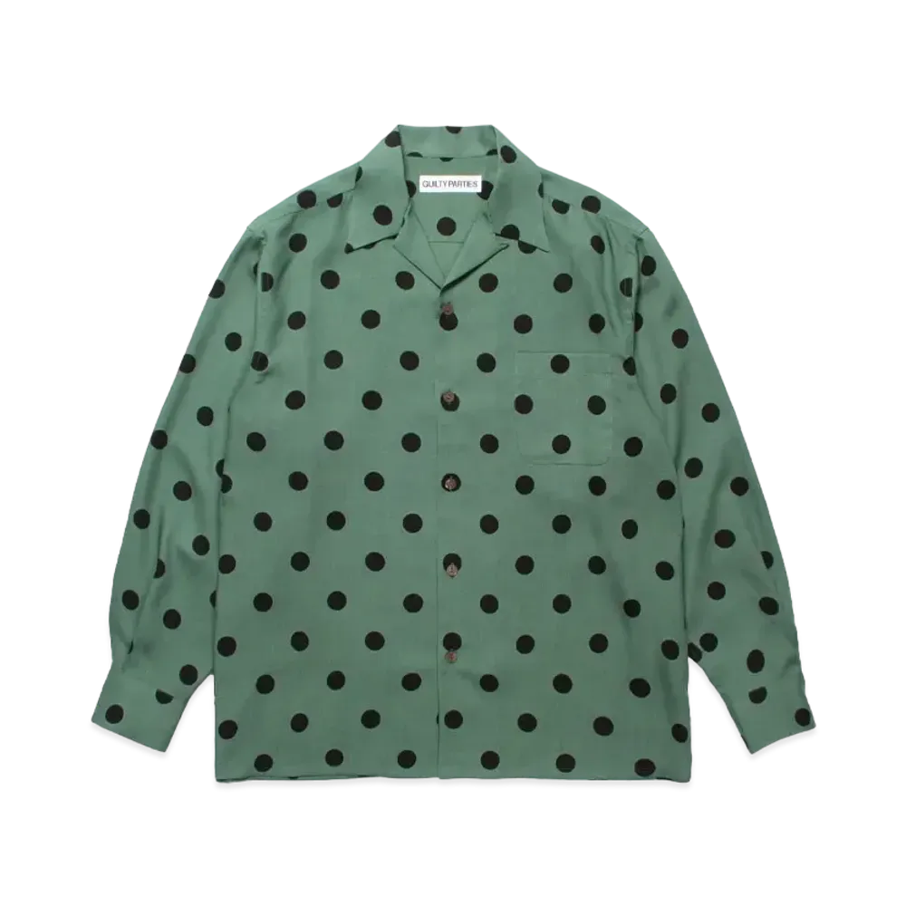 WACKO MARIA Dots Hawaiian Shirt "Green"