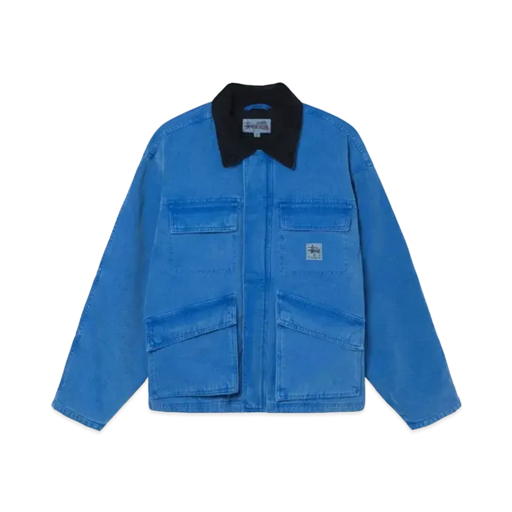 Stussy Washed Canvas Shop Jacket "Blue"