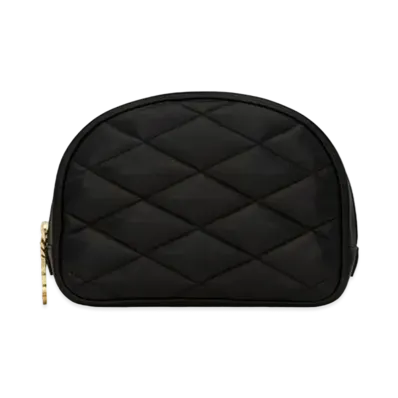 SAINT LAURENT Lolita Cosmetics Pouch In Quilted Lambskin "Black"