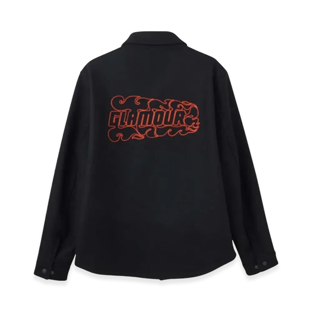 HYSTERIC GLAMOUR Fire Logo Embroidery CPO Jacket "Black"