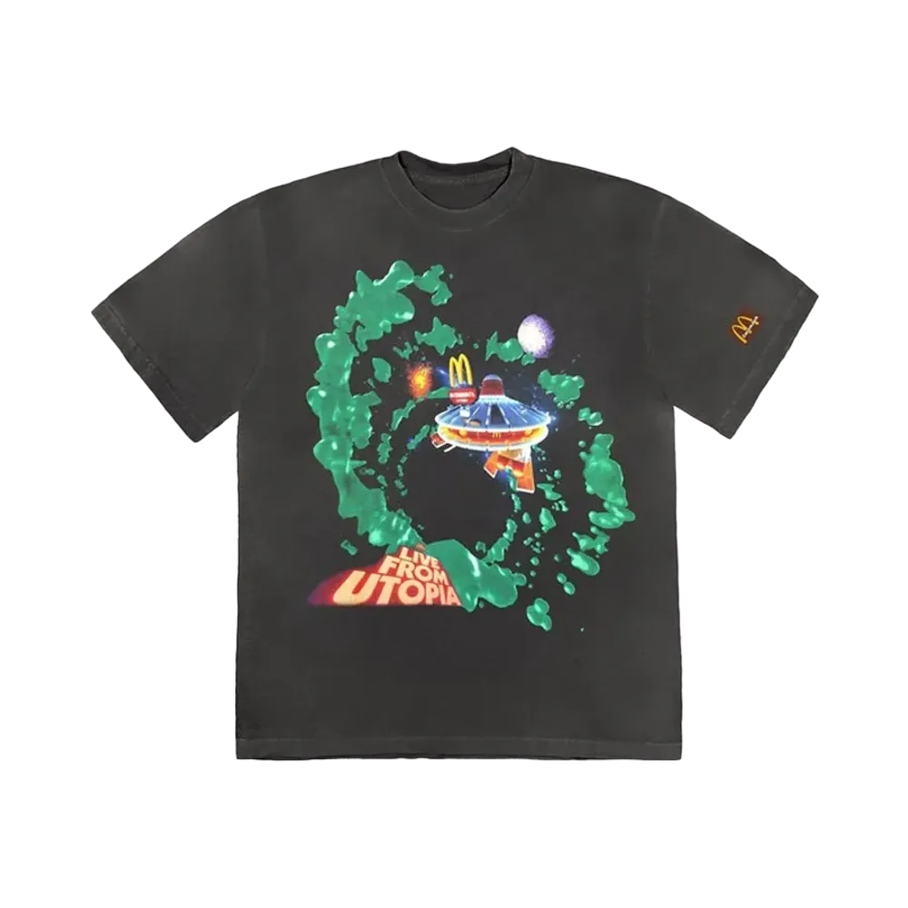Travis Scott Cactus Jack Fly-Thru T-Shirt "Black"
