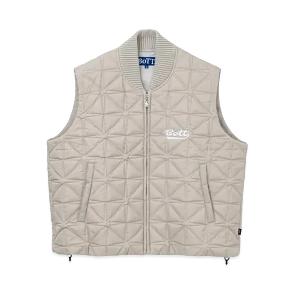 BoTT Quilted Sparkle Vest "Natural"