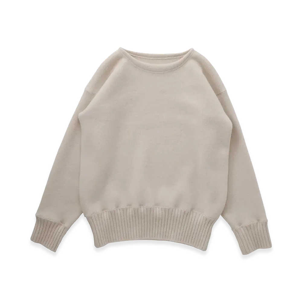 T.T Taiga Takahashi LOT.502 Varsity Letterman Sweater "Washed Ivory"