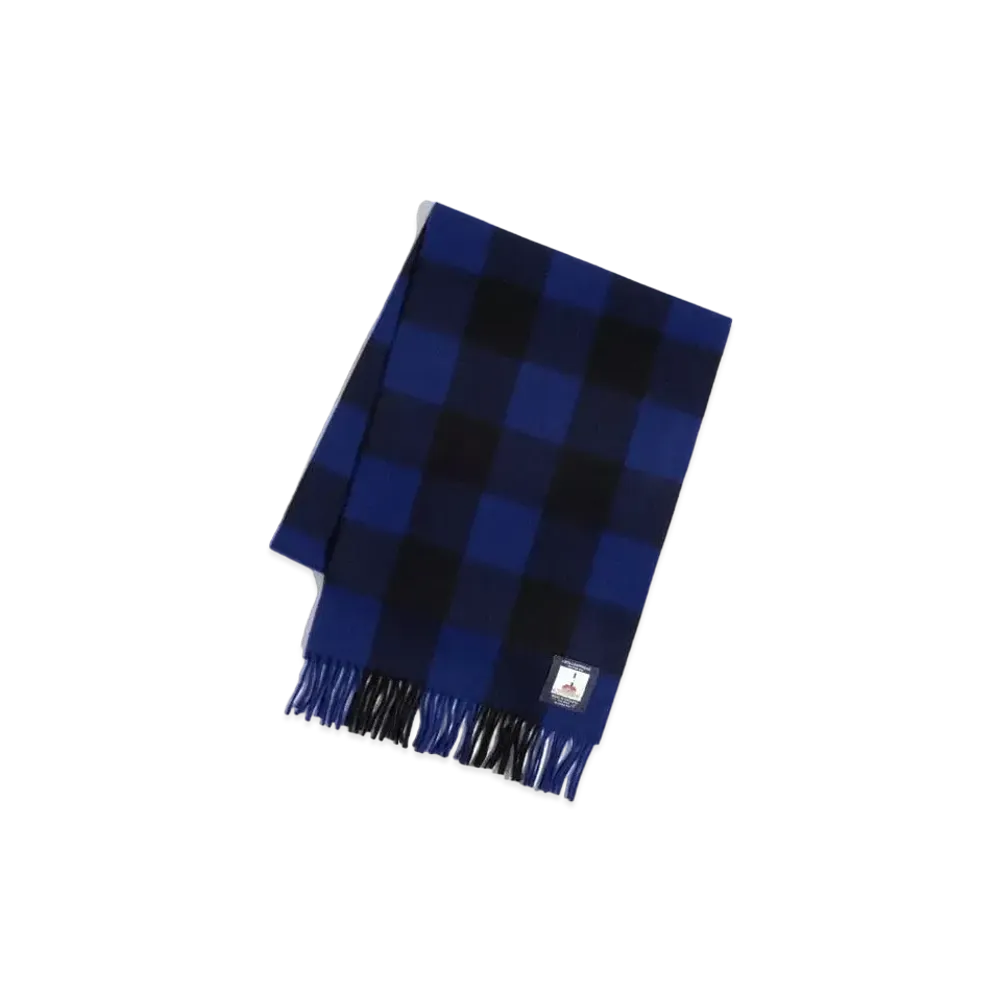 Noah Cashmere Scarf "Blue Check"