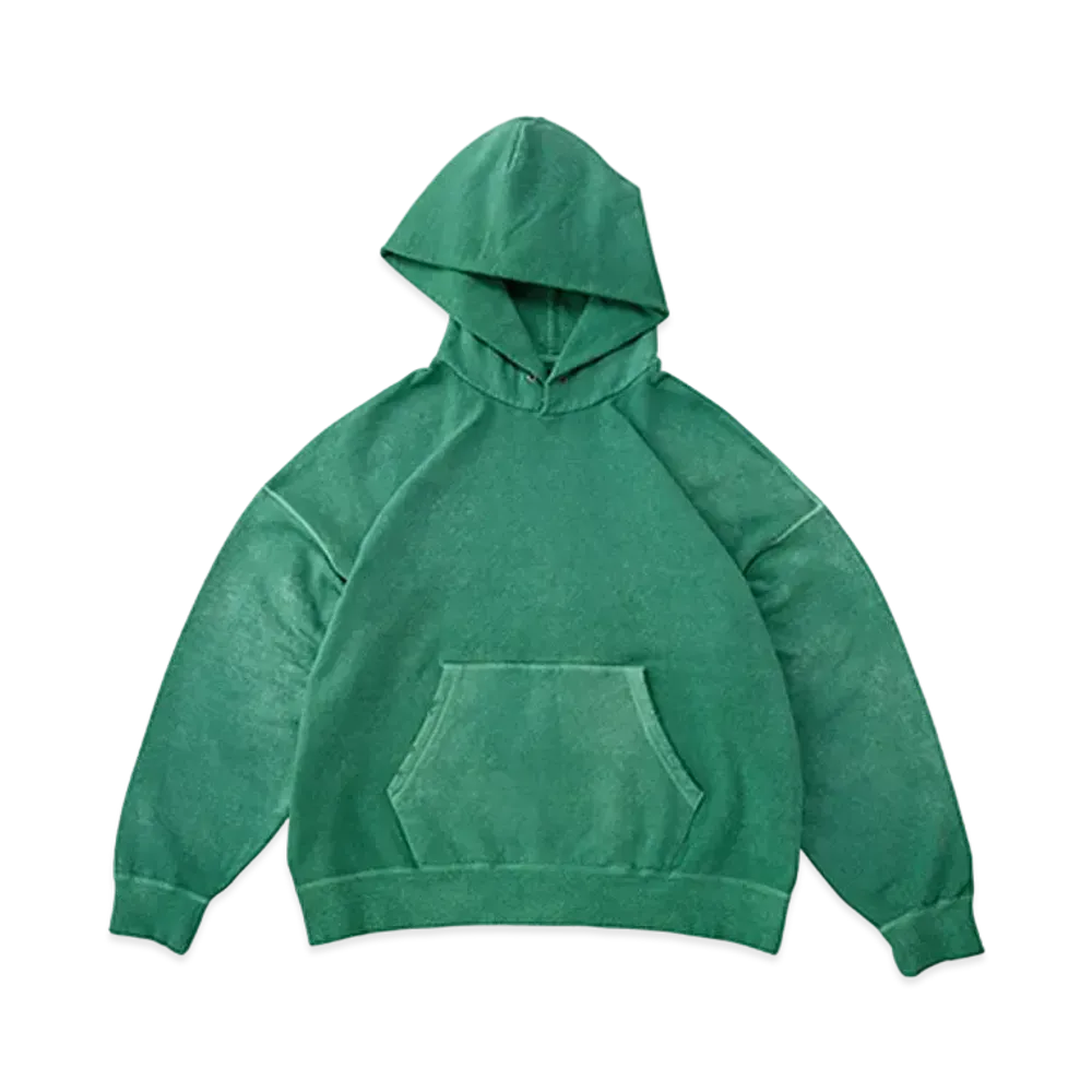 visvim AMPLUS HOODIE P.O. (UNEVEN DYE) "Green"