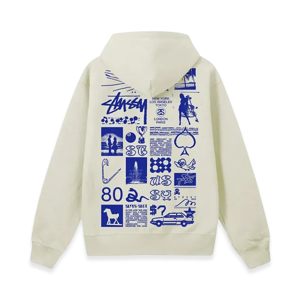 Stussy Sara Zip Hoodie "Stone"