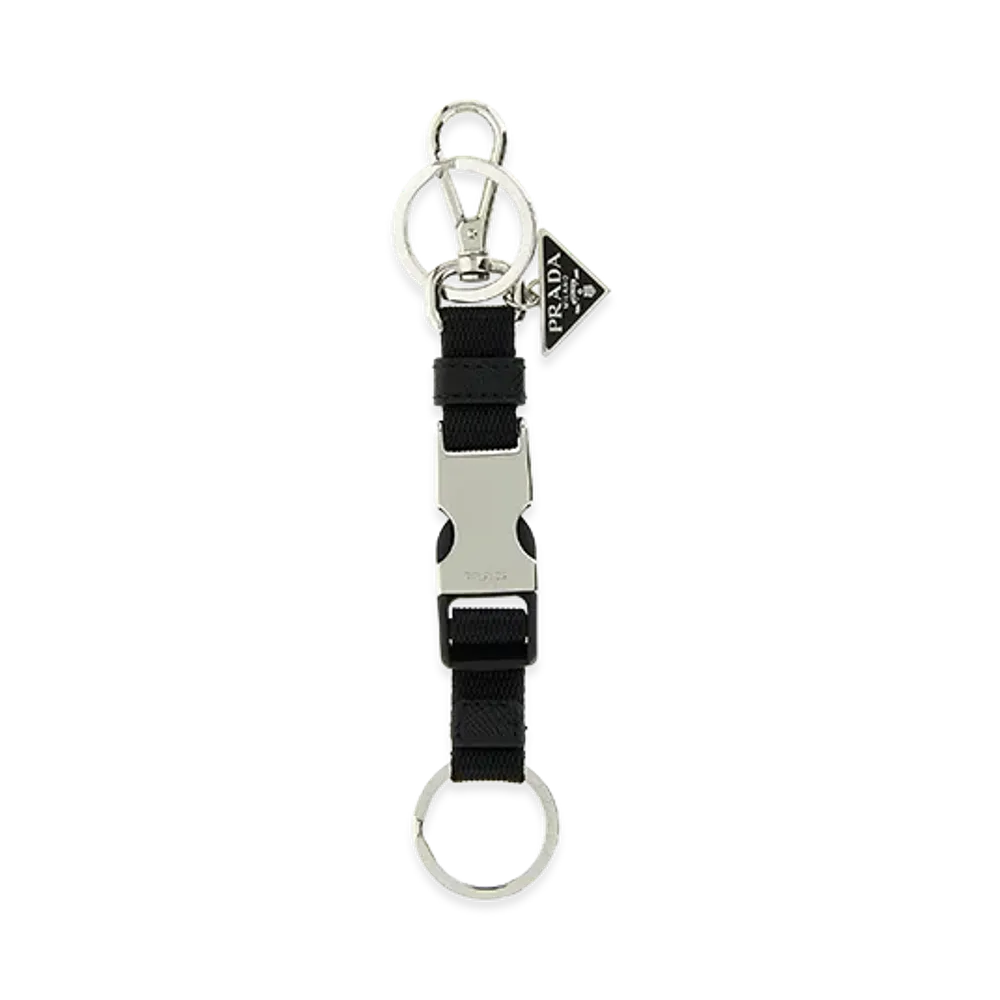 PRADA Nylon Keyring "Black"