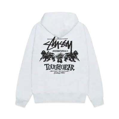 Stussy Tough Gear International Hoodie "Ash Heather"